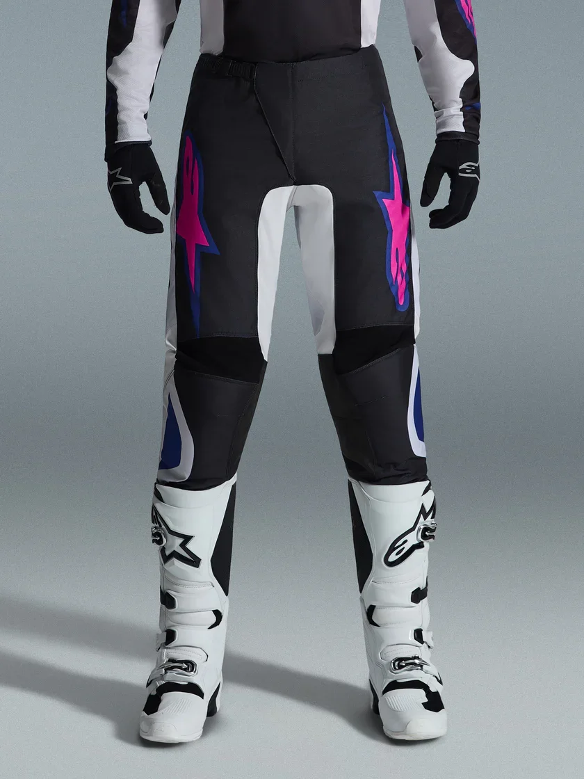 Calça Alpinestars Fluid Grid 26 Preto/Cinza/Roxo - Spinelli Motos